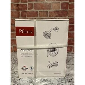 Pfister Courant Single Handle Tub & Shower Kit Polished Chrome 8P8-WS2-CO2SPC
